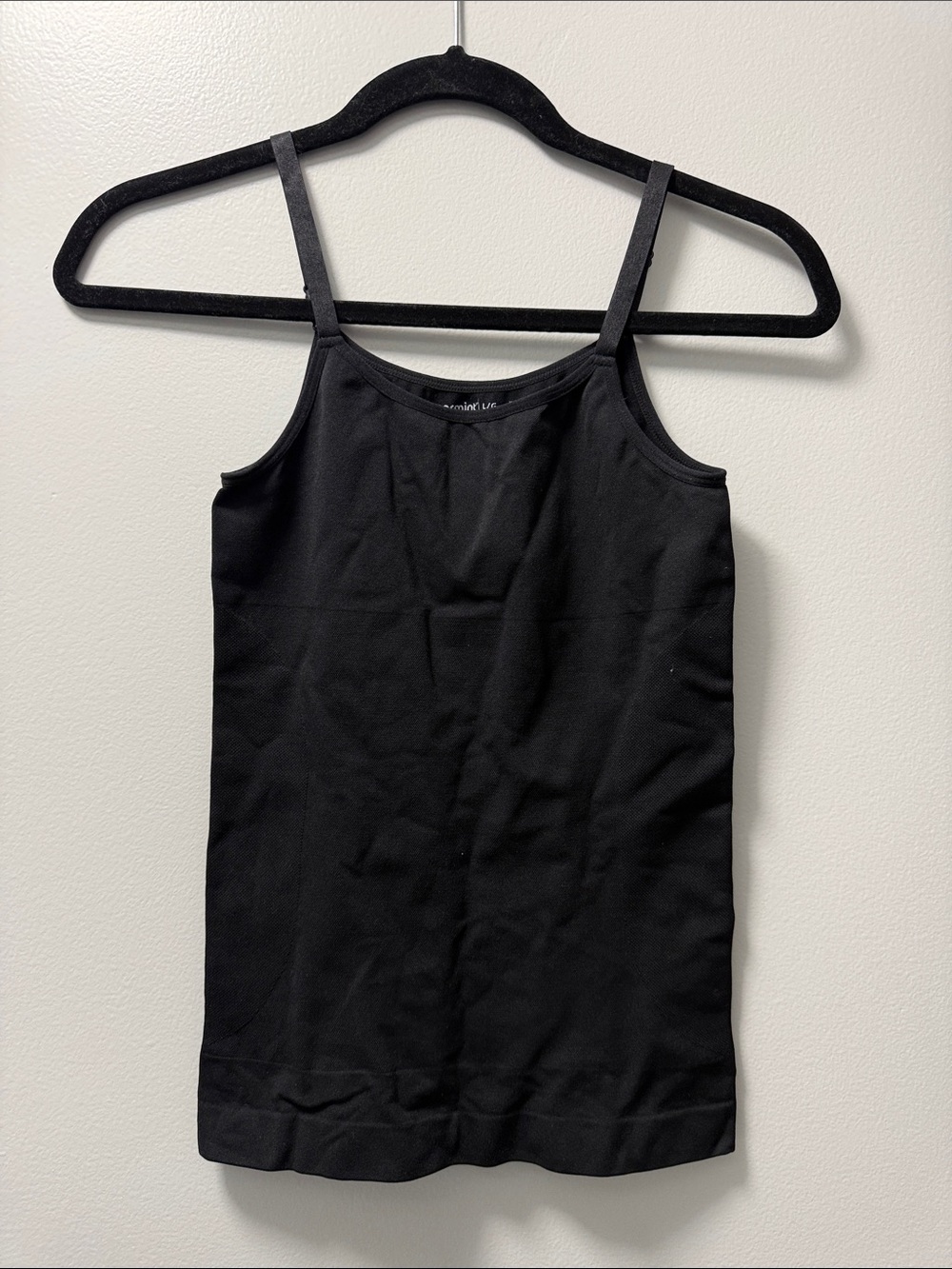 Shapermint Black Slim-Strap Shaping Camisole